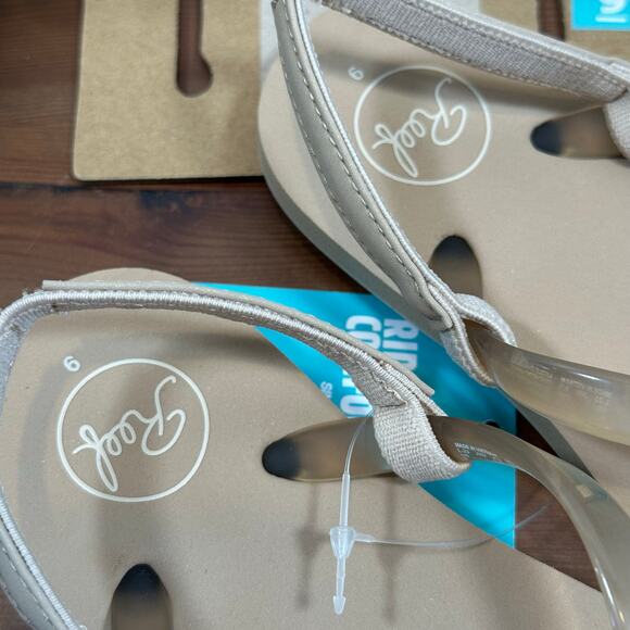 Reef Girls Little Charming Slip Flop Sandals Oasis Size 9 - Picture 4 of 7